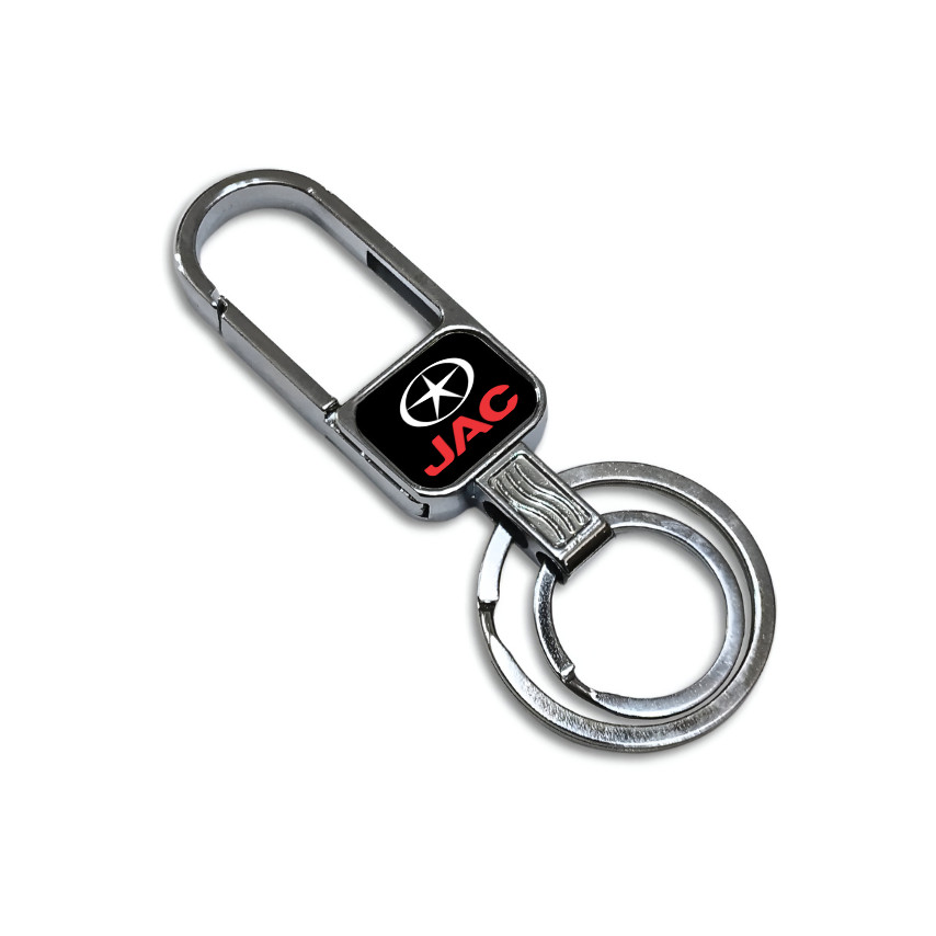 Chaveiro Para JAC Metálico Mosquetão E-J7 T40 T60 E-JS4 - V