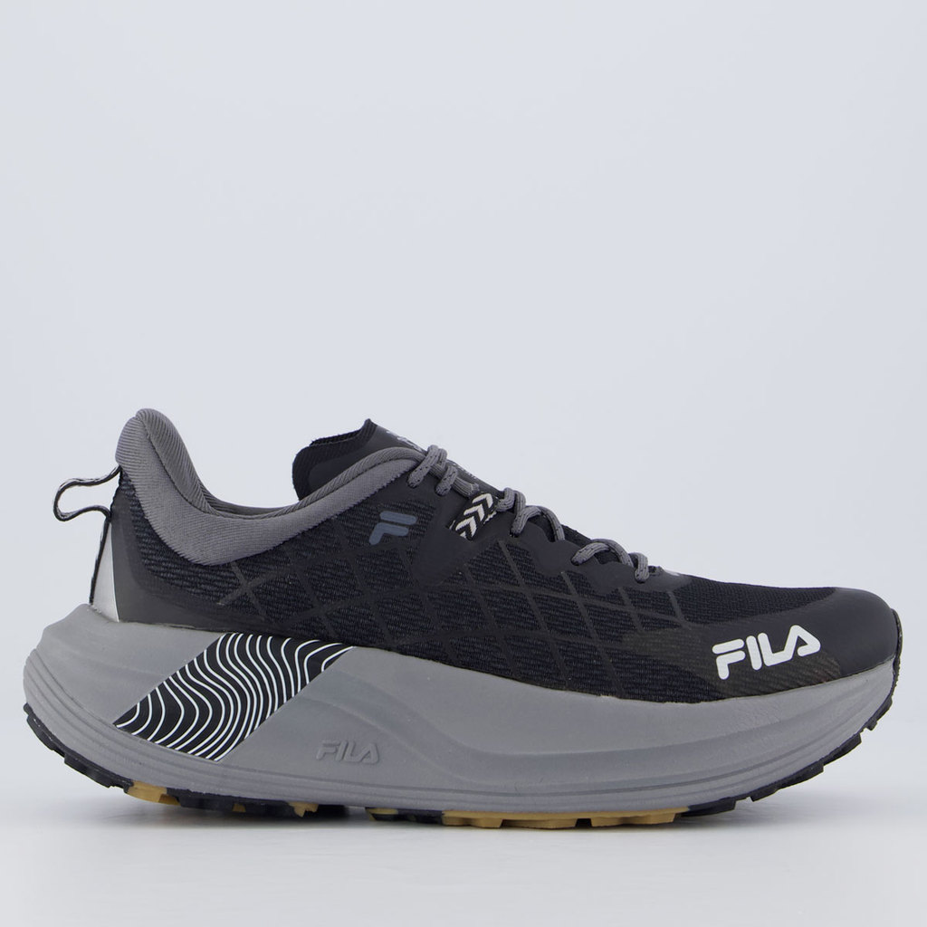 Tênis Fila Racer Skytrail Feminino Preto e Cinza