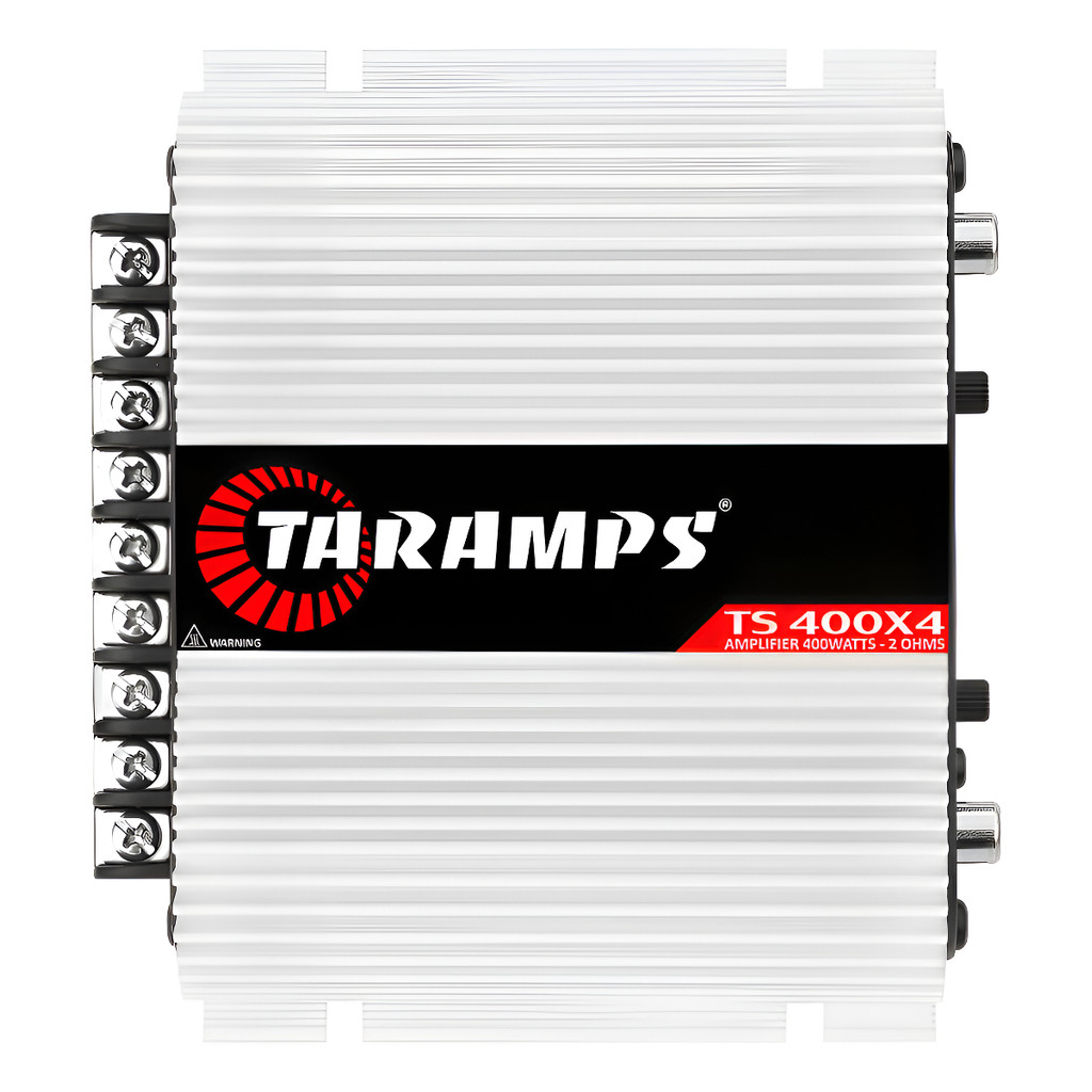 Modulo Taramps Ts400x4 Amplificador Carro Moto Caminhonete 400w Digital 400rms 4 Canais T400 Ts 400 2 Ohms Som Stereo Es