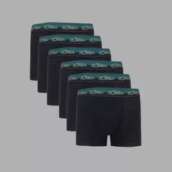 Kit 6 Cuecas Zorba Boxer Algodão Max 702