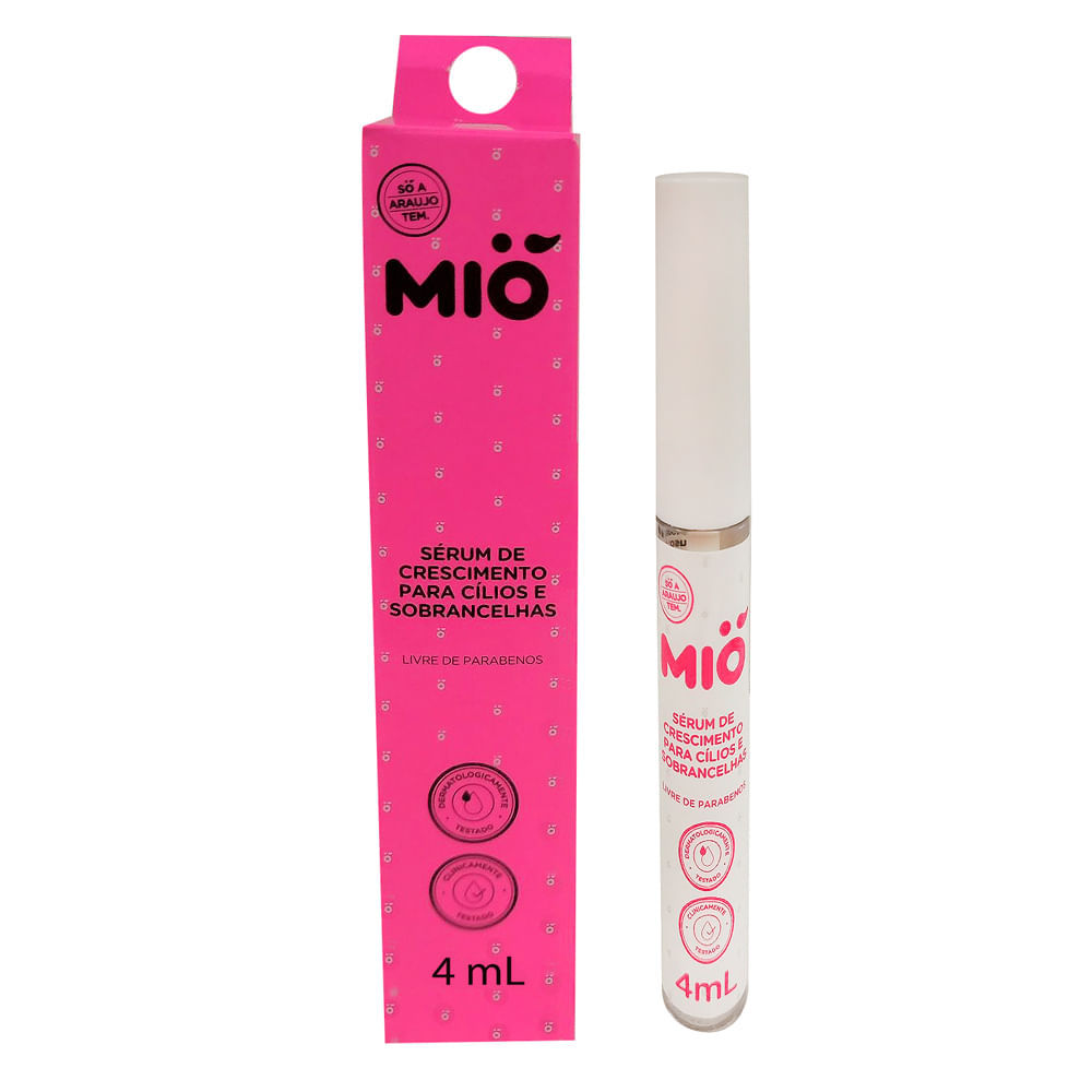 Sérum de Crescimento Mió para Cílios e Sobrancelha 4ml em Oferta na Shopee