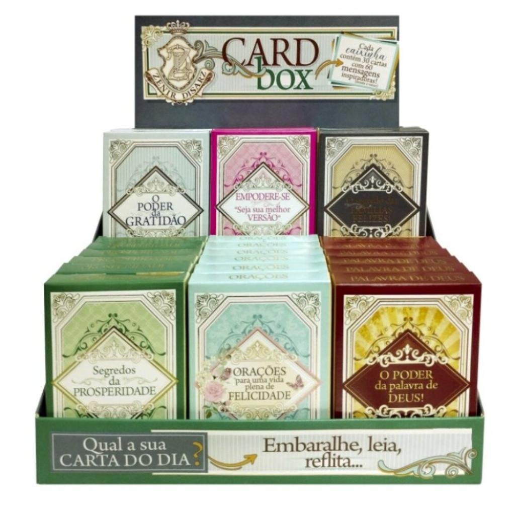 CARD BOX MENSAGENS ZENIR