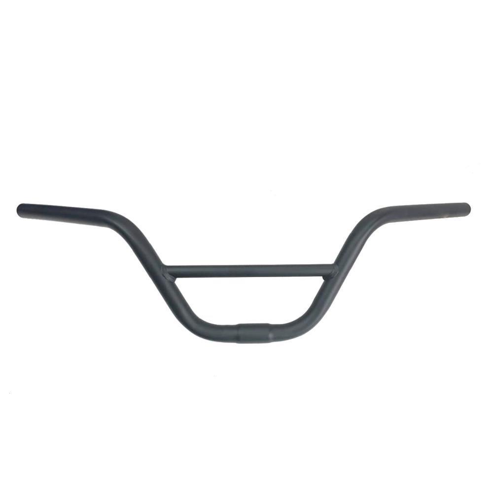 Guidão Curvo Original Caloi Mobylette 654x160mm Aço Preto