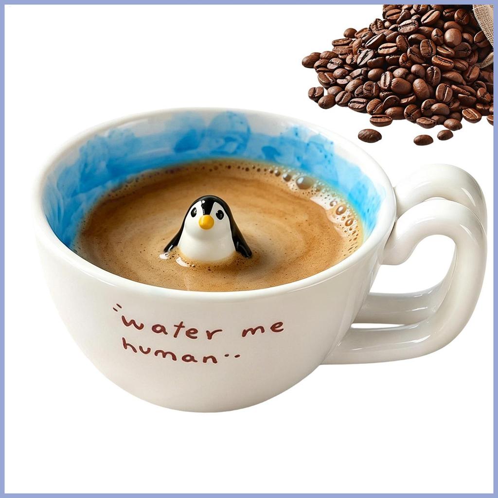 Canecas De Café Fofas 350ml , Cerâmica , Animal , Bebida , Caneca Engraçada , Xícara De Chá Para Mãe , Amiga , Irmã , Cr