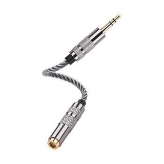 Cabo Adaptador de Áudio SinLoon de 4.4mm Fêmea para 3.5mm TRS Macho, Conversor Trançado OFC Banhado a Ouro, Balanceado p