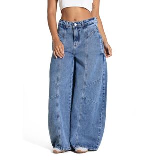 Calça Jeans Sawary Balloon Petit - 283609