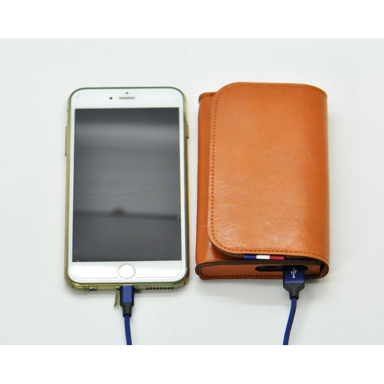 Xiaomi Power Bank 2 1.000mah adequado versão High-end caso de couro capa proteto