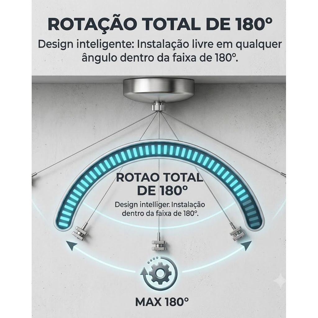 Varal Retrátil de Parede em Aço Inox 2,85m com Trava Automática para Banheiro e Lavanderia – Compacto e Resistente — imagem 2 de 2