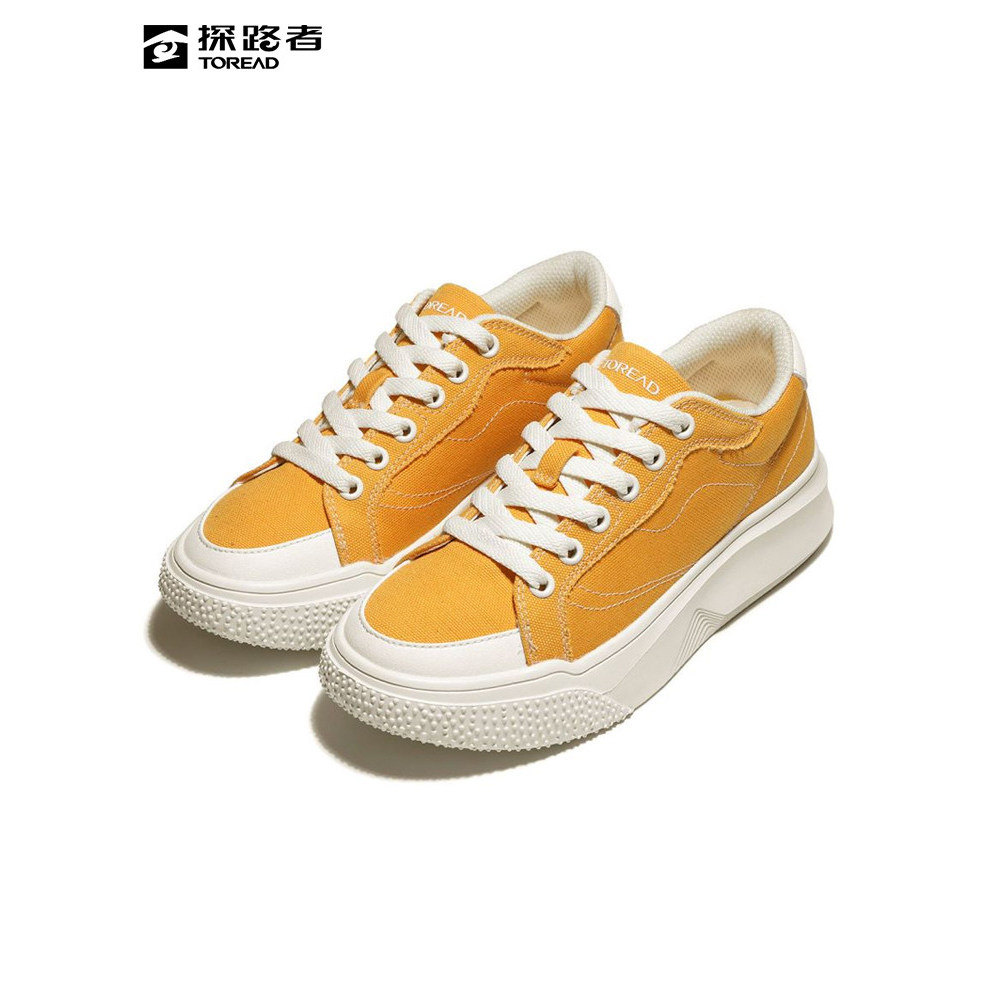 Explorer sapatos de lona feminino primavera verão aumento interno leve sapatos femininos All-Match sapatos brancos homen