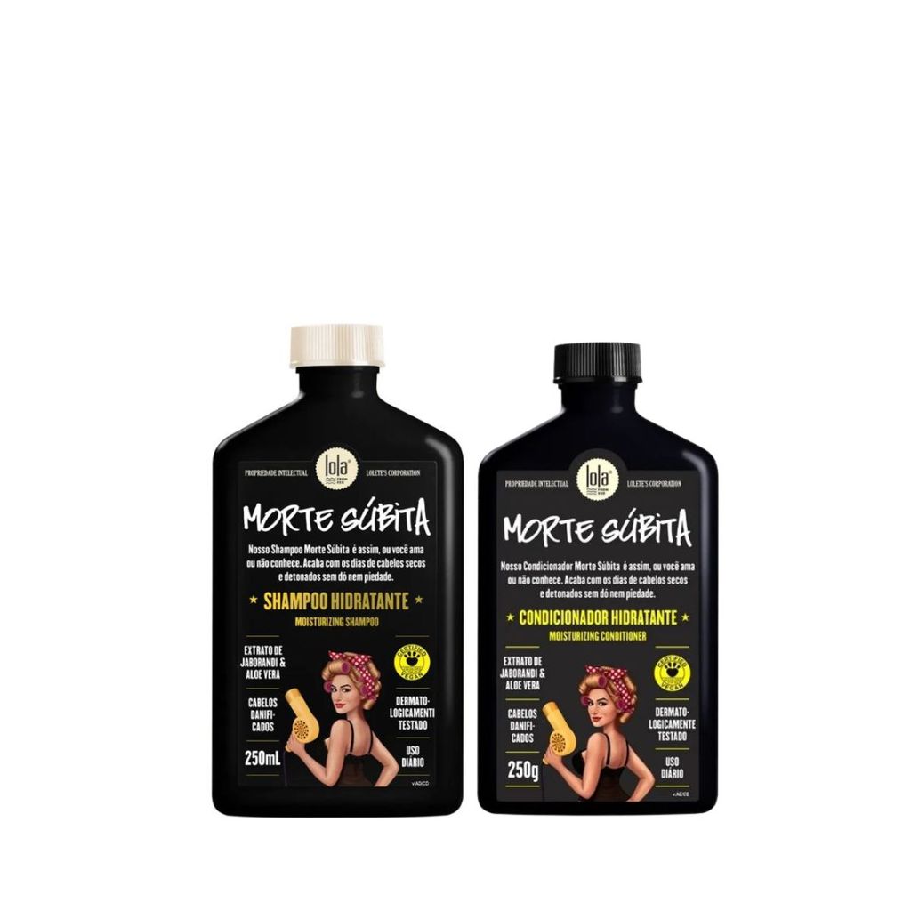 Kit Morte Subita Shampoo Liquido e Condicionador 250ml - Lola Cosmetics