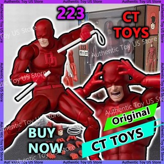 Ct Toys Demolidor Mafex 223 Versão Em Quadrinhos Figura SHF Anime Estatueta De Ação Modelo De Estátua