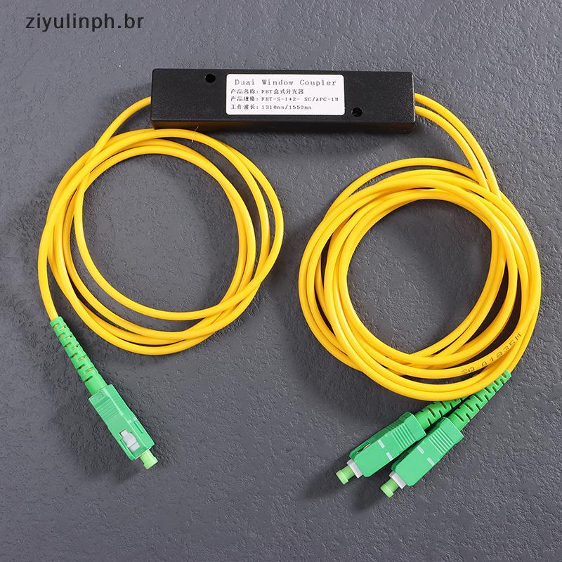 ziyulinph 1 Peça 1x2 FTTH Divisor De Fibra Óptica 1 Ponto 2 Caixa Divisora Cônica 1 A/APC Acessórios De Computador BR
