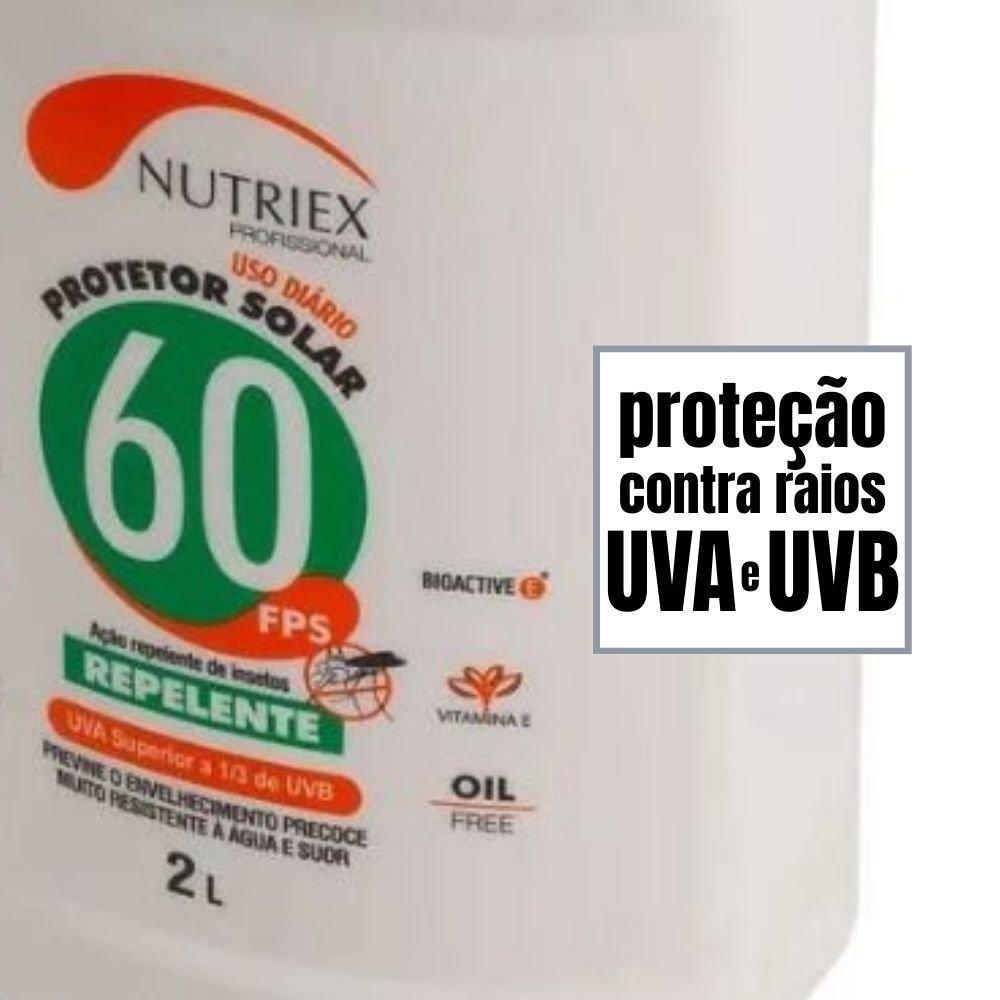 Protetor Solar FPS 60 com Repelente 2L - Nutriex — imagem 2 de 2