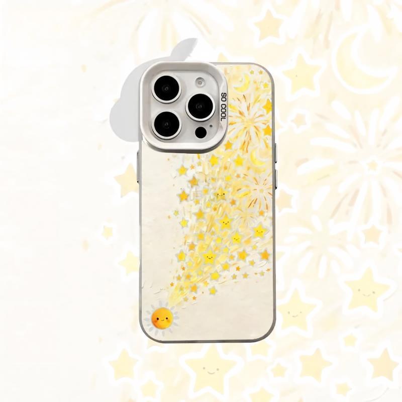 Sun Star Caso De Telefone Para Samsung A15 A54 A16 A06 A34 A23 A05 A55 A35 S24 S25 Plus Ultra Silicone Anti-impacto
