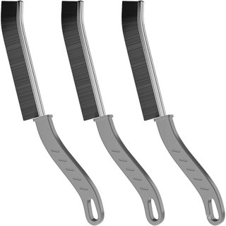 Escova de Limpeza de Fendas com Cerdas Rígidas, Escova para Limpeza de Espaços Pequenos, Escova para Rejunte, de