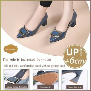 [Design Sofisticado] Sapatos Femininos Confortáveis de Salto Grosso Para Trabalho e Uso Diário/Sapatos Femininos/Salto G