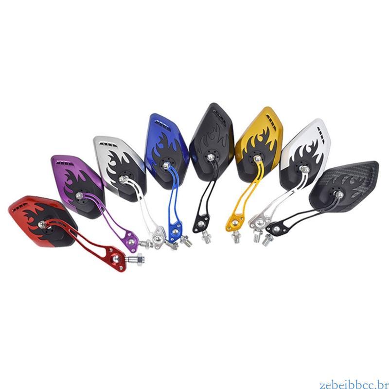 zebeibbcbr 1 Par Espelhos Laterais Retrovisores Para Motocicleta, Adequados A Das Motocicletas