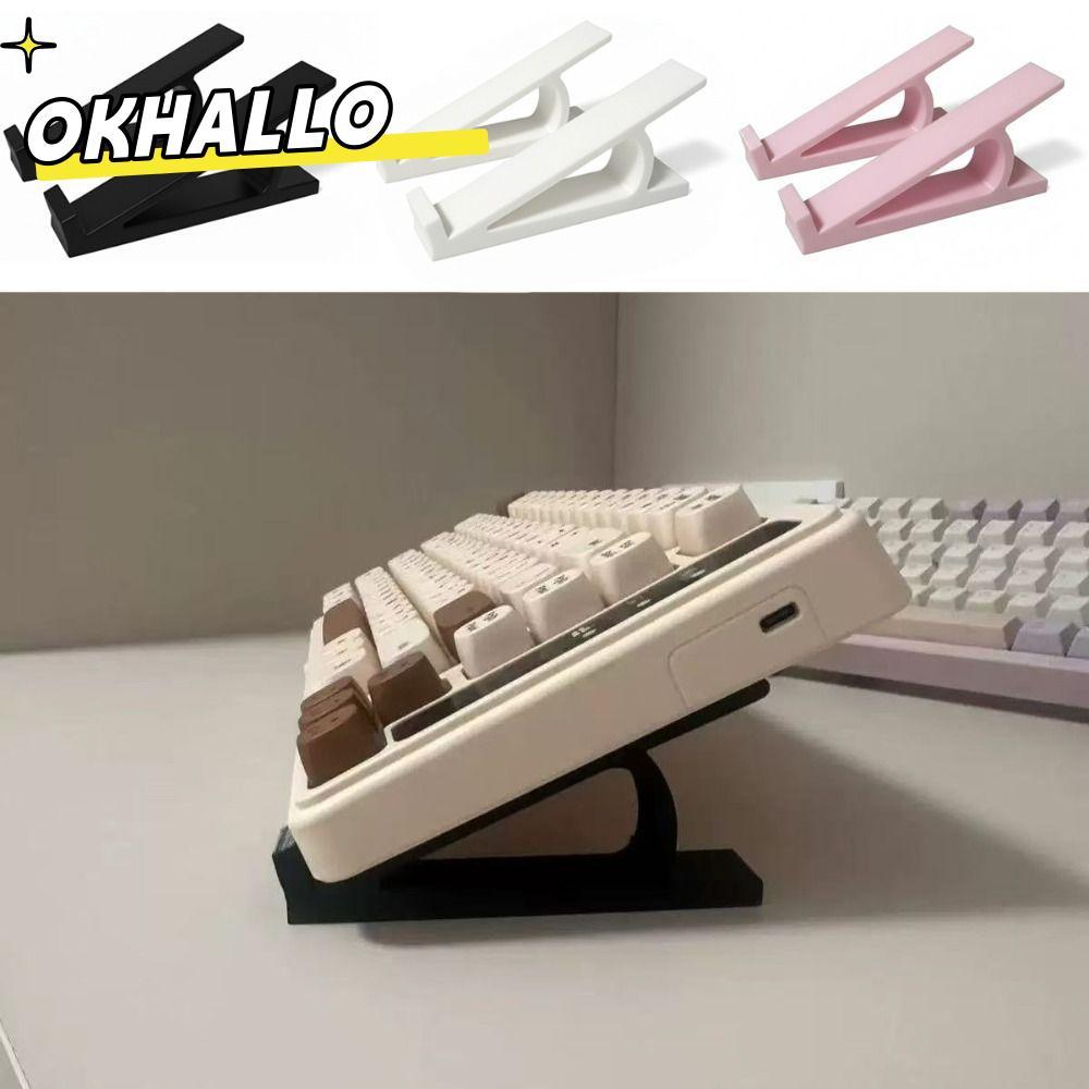 OKHALLO 1 Par De Riser De Teclado De Computador , Acessórios De Ângulo Elevado , Suporte , Portátil