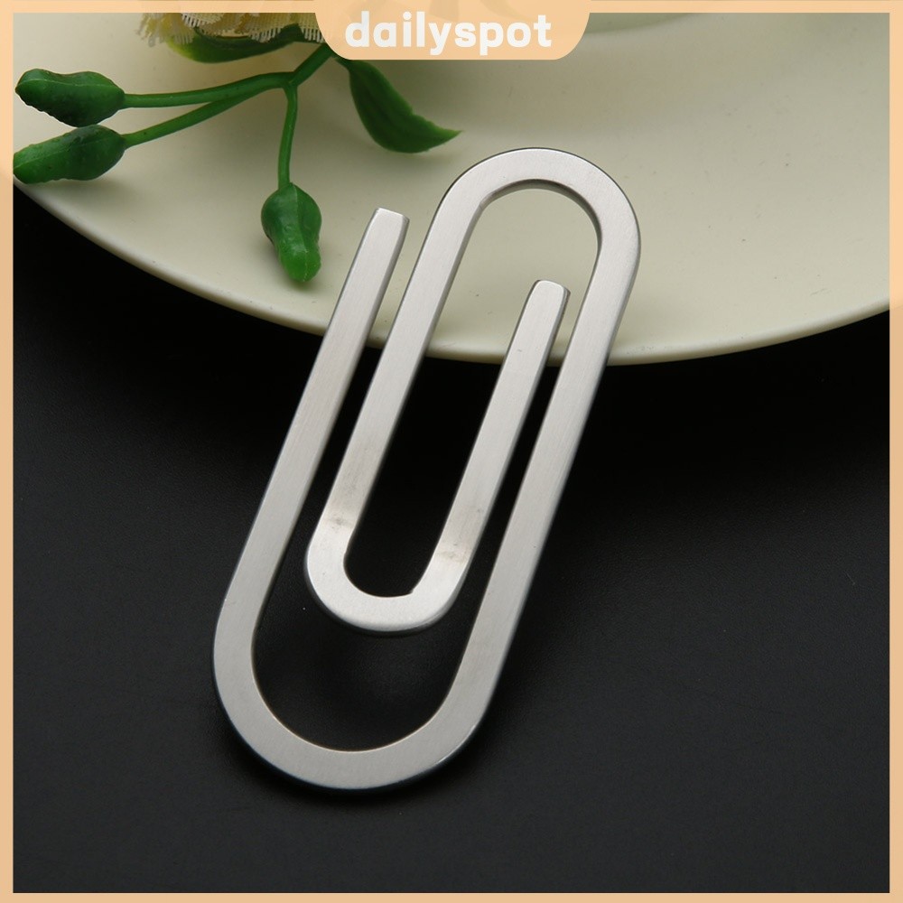 Pasta De Suporte De Metal Clipe De Colar Funcional Cor Sólida Para De Livro De Cartão De Dinheiro [dailyspot.br]
