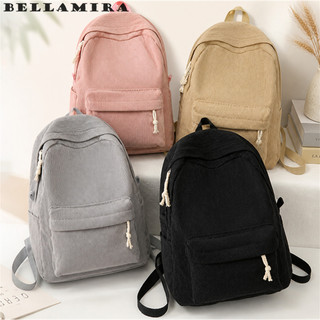 Mochila Escolar Unissex De Veludo Mochila Com Grande Capacidade Mochila  Estilosa Cor Sól…