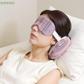 SUPERAF Portátil 2 Em 1 Travesseiro De Pescoço Máscara De Dormir Multifuncional Capa De Olho De Viagem Avião Escritório