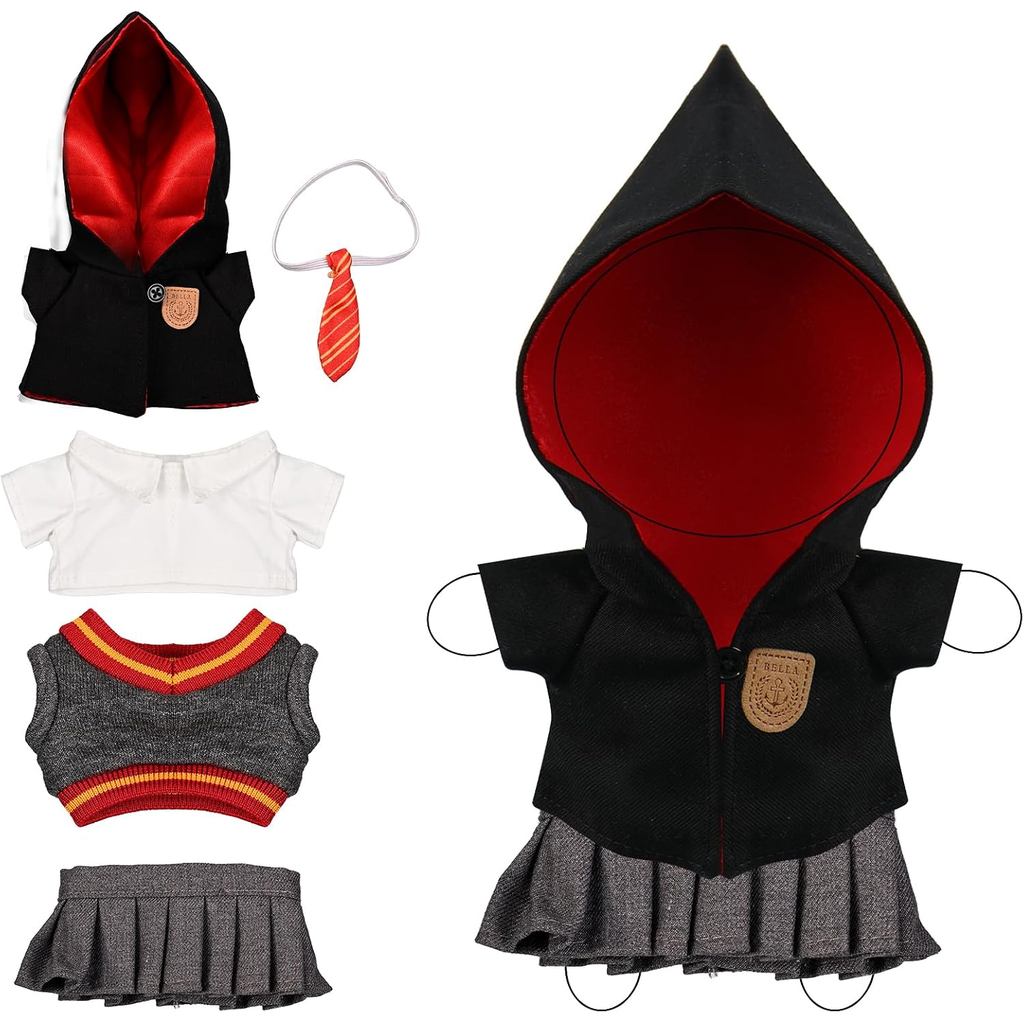 Acessórios de Roupas para Bonecas Estilo Academia Mágica, Roupas para Bonecas de 17cm para Exibição, Adereços para Fotos