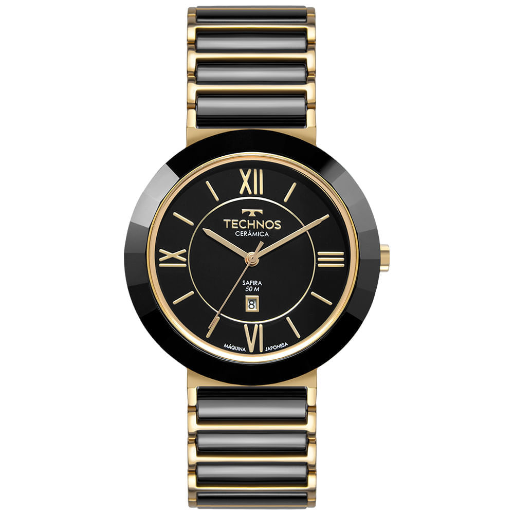 Relógio Technos Feminino Cerâmica Dourado - 2015BV/4P