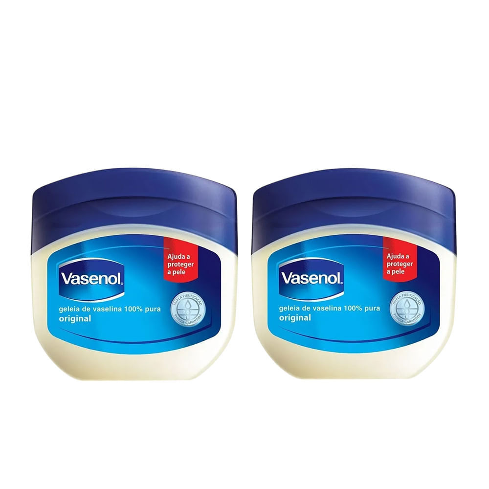 Kit Geleia De Vaselina Vasenol Original 100g - 2 Unidades