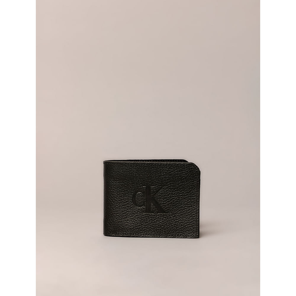 Imagem Carteira Calvin Klein Jeans Queima Ck - Preto