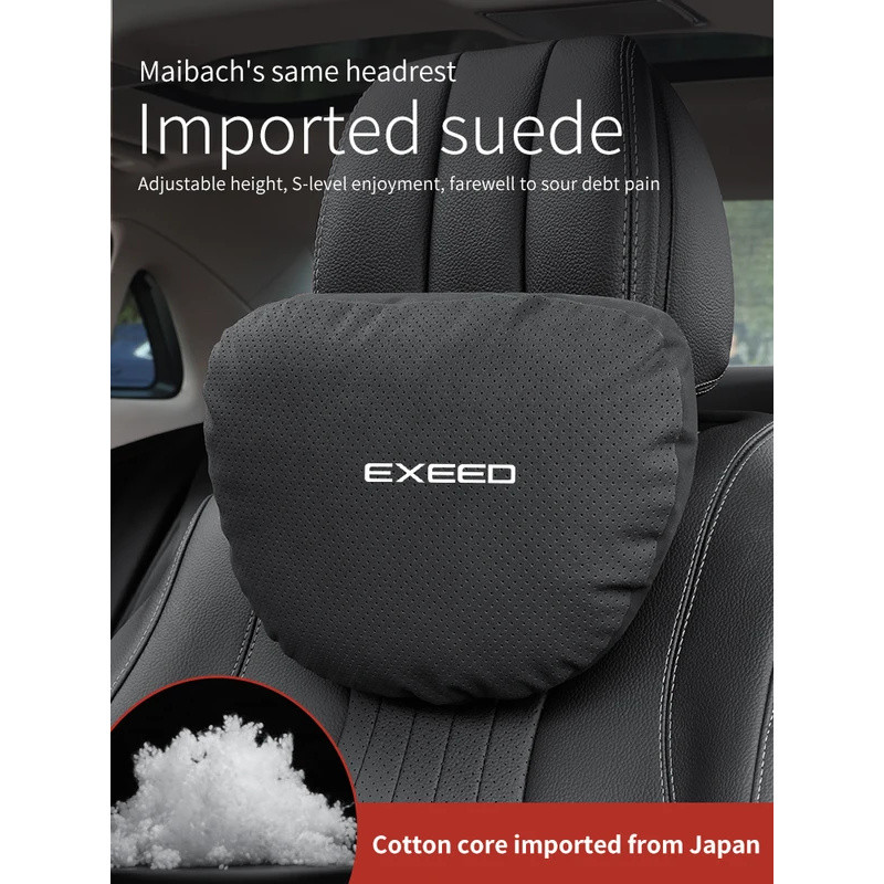 Para Chery Exeed TXL TX VX LX RX Encosto De Cabeça Do Carro Pescoço Apoio Assento Almofada Lombar Respirável Macio Trave