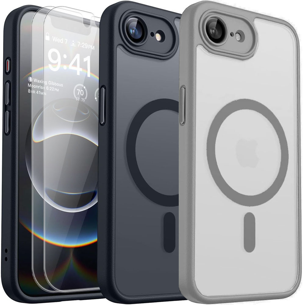 Baratie: Capa de Celular: Capinha de Luxo com Carregamento Sem Fio Magnético para iPhone 17E 16E, Traseira Rígida