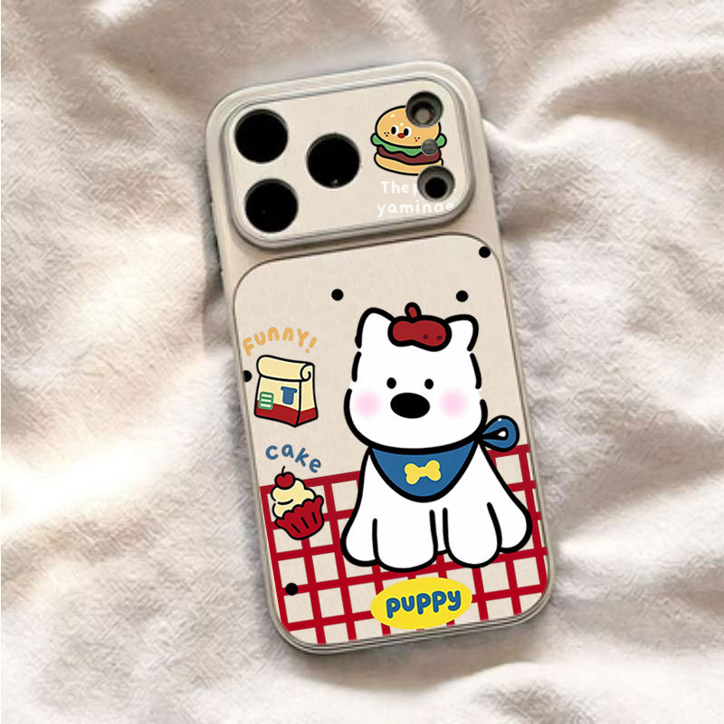 Bonito Dos Desenhos Animados Cão Caso De Telefone Para Samsung Galaxy A17 A37 A57 A56 A55 A56 S26 Ultra S25 FE S24 Plus 