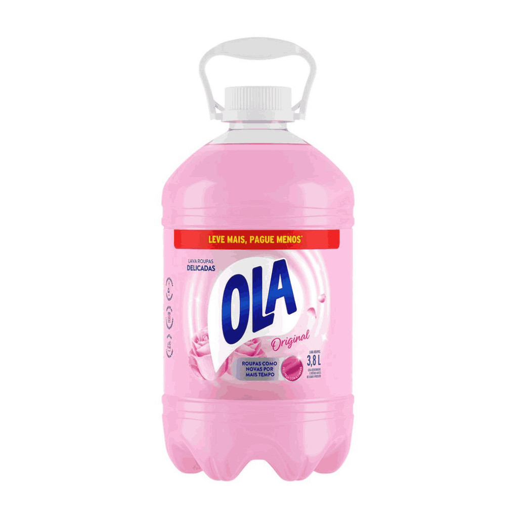 Sabao Liquido Ola Original Roupas Delicadas 3,8l