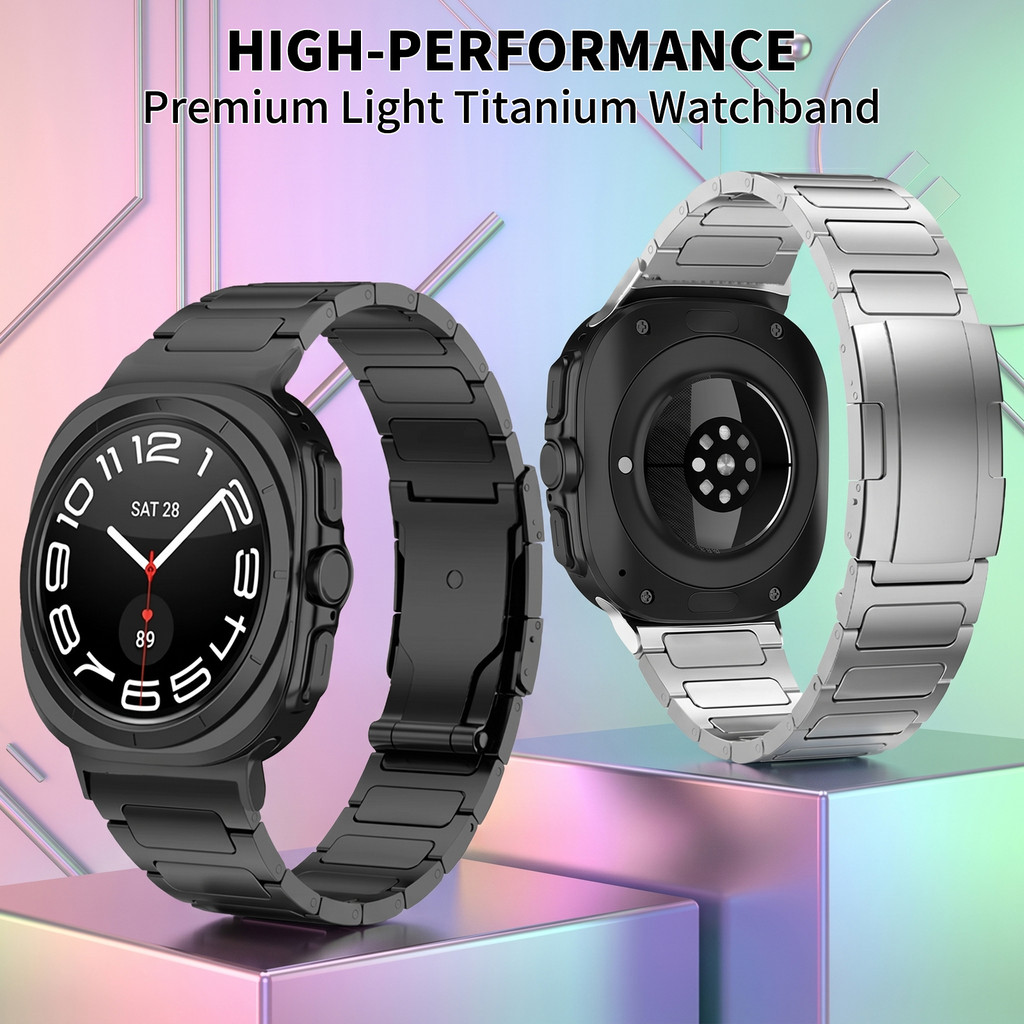 Pulseira De Titânio Premium Para Galaxy Watch 9 8 Clássico Samsung Ultra 2 47mm 