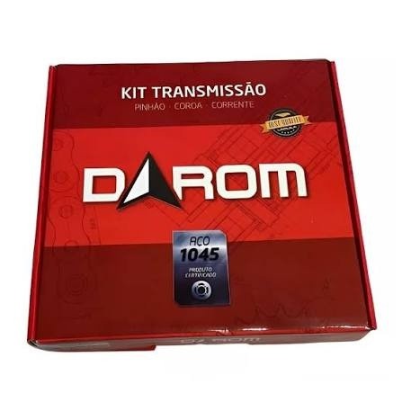 Kit Transmissão Darom Bros 160 15/ - Xre 190 16/ Aço 1045