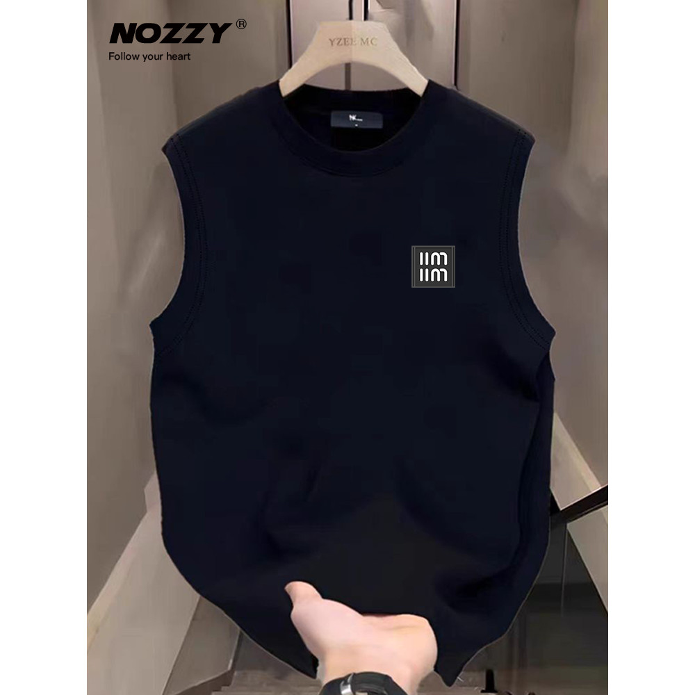[Roupas masculinas de qualidade] Colete de roupa de rua masculino verão roupa externa algodão puro 2026 novo estilo sem