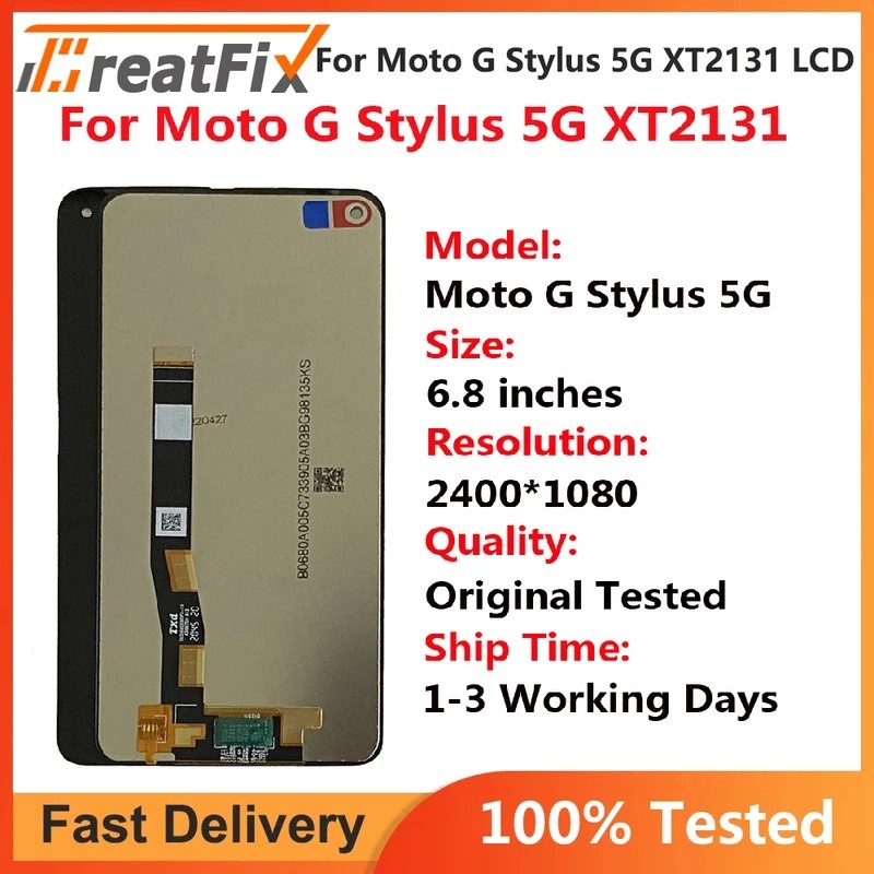 LCD Original Para Motorola Moto G Stylus 4G (2023) Display Painel Da Tela De Toq