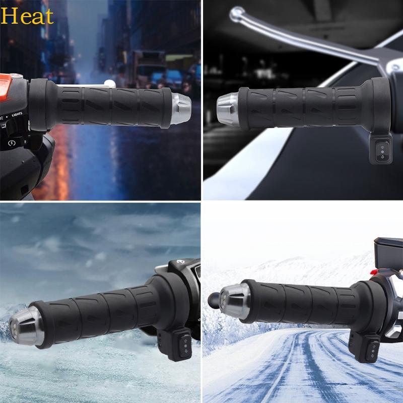 Calor Motocicleta Aquecido Apertos Mão 12V 22mm Scooter E-bike ATV Guiador Aquecedor Quente
