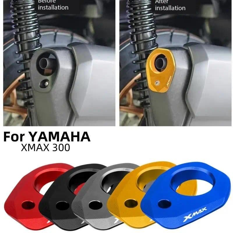 Acessórios Da Motocicleta Liga De Alumínio Tubo Escape Capa Protetora Para YAMAHA XMAX 300 17-23 Silenciador Traseiro Ca