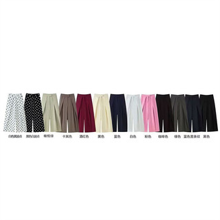 2026 Calças plissadas femininas novo estilo8219100