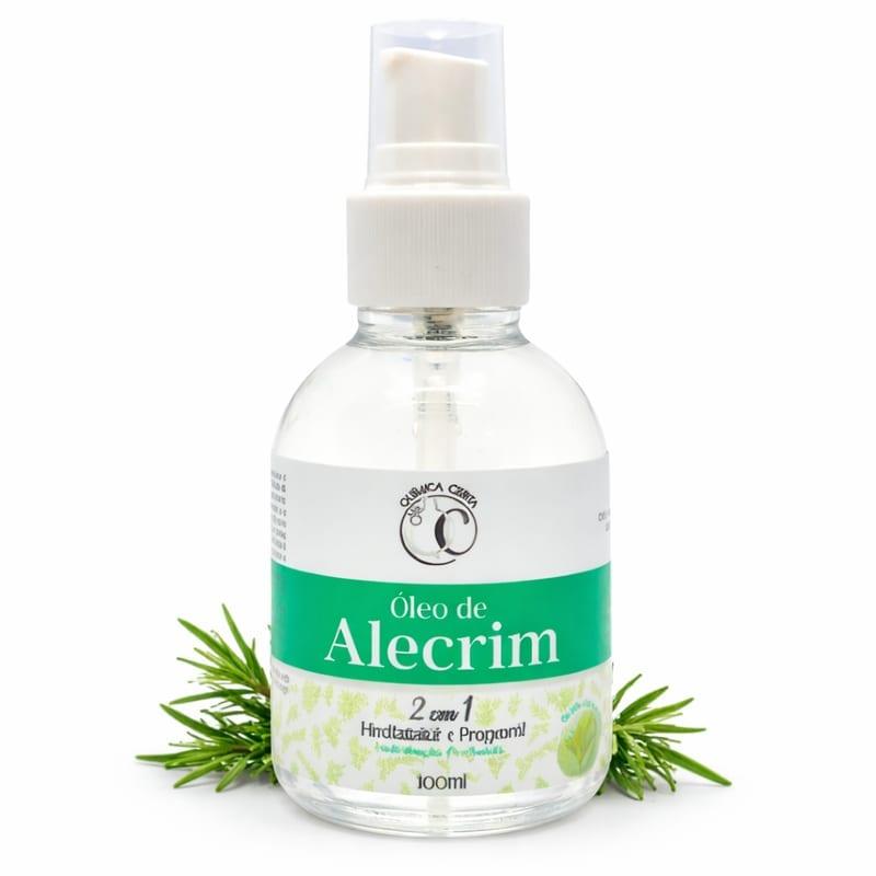 Óleo Capilar Alecrim Omega Hair 100ml - Nutrição, textura leve para finalização, umectação e brilho natural