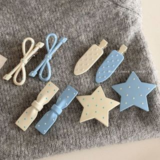 Arco estrela hairpin bolinhas liga bonito creme estilo menina coração franja clipe lateral High-End acessórios de cabelo