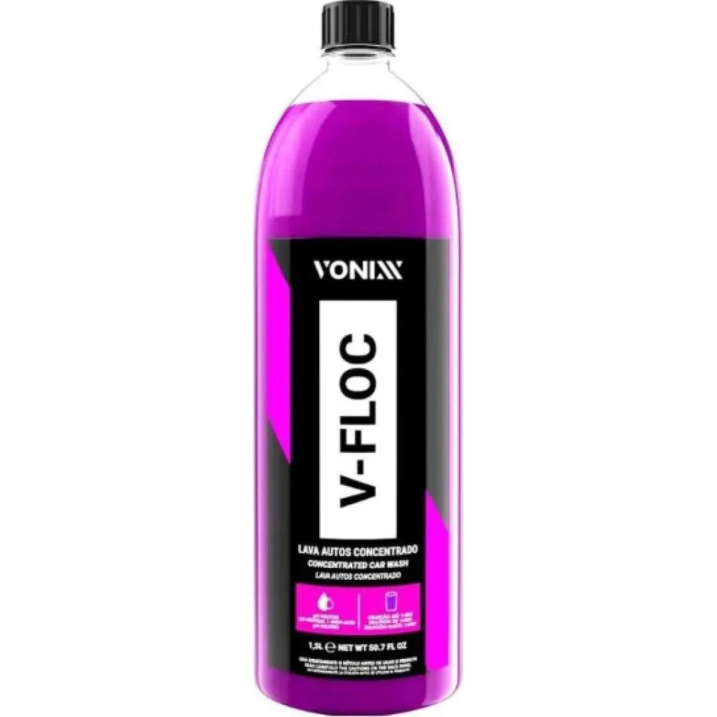 Lava Autos Concentrado Vonixx V-floc 1,5 Litros