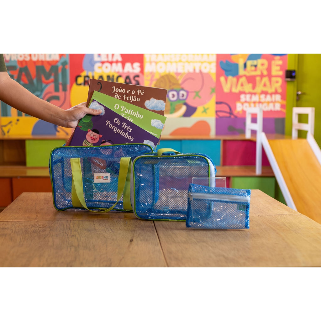 Kit Livros Clássicos Literários + Trio de Bolsas - Originais Leiturinha