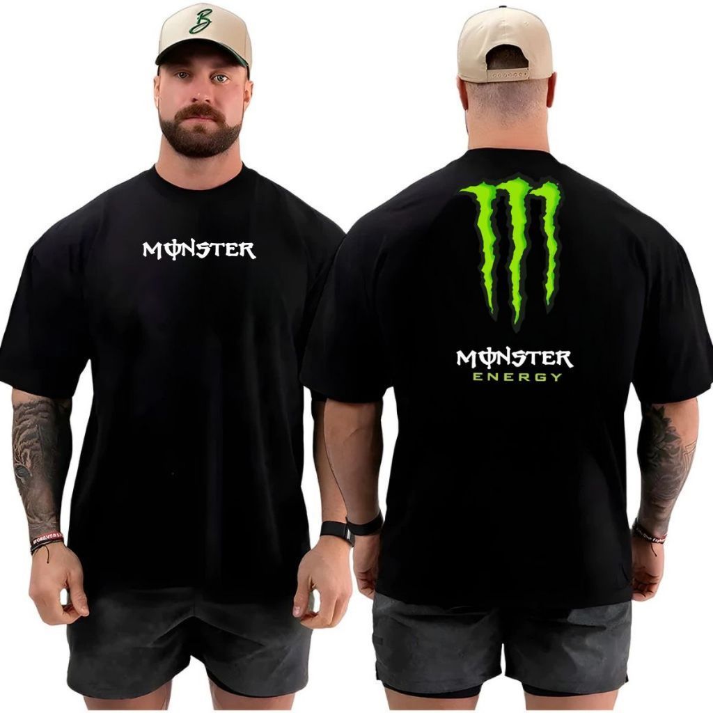 Camiseta Masculina Oversized Garra Dino Academia Musculação Premium Confortável Moderna Streetwear