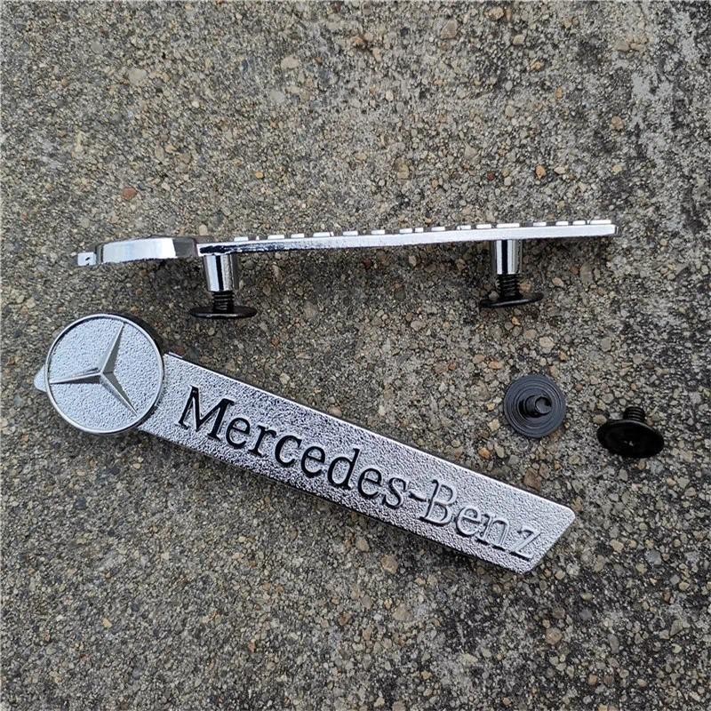 interior Do Carro Tapete Decoração Adesivos Crachá Da Placa De Identificação Para Mercedes Benz W204 W205 W206 W213 W212