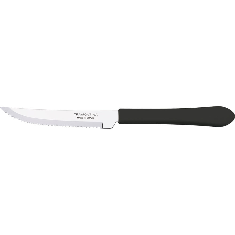 Faca para Churrasco Leme Tramontina Preta