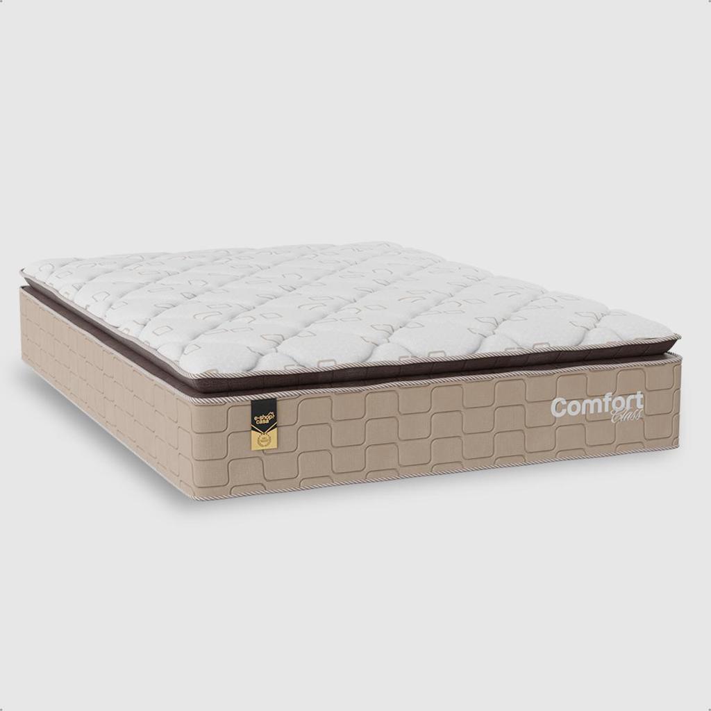 Colchão Viúva Comfort Class Pillow Top 128x188x28cm - Bege - e-Shop Casa
