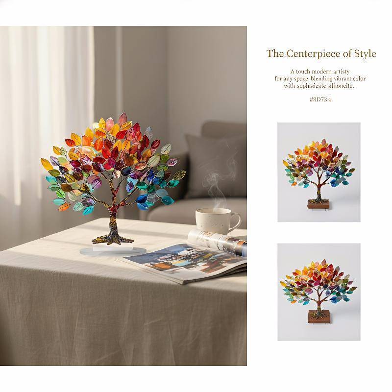 TSBR Acrílico Lírio Flor 2D Ornamento Moderno Casa E Escritório Decoração De Mesa Elegante Arte De Destaque Para Sala De