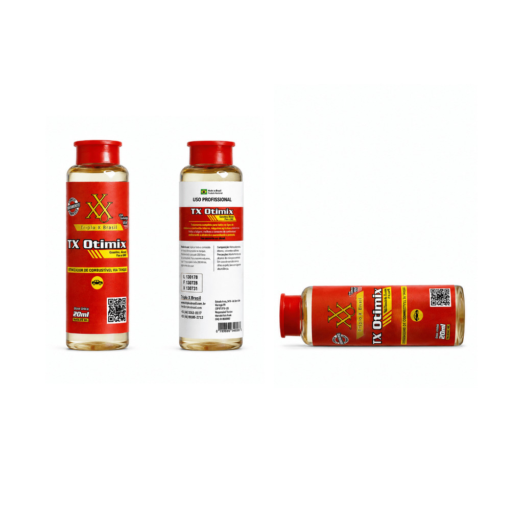 Aditivo Otimizador E Estabilizador TX Otimix Flex 20 ML Concentrado Triplo X — imagem 2 de 2